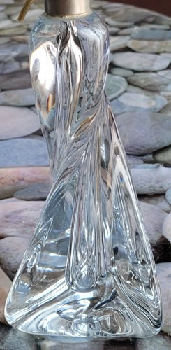 Lampe verre torsadée fil - torsadée,,