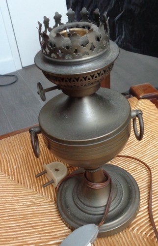Ancienne lampe laiton - lampe,
