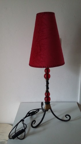 Ancienne lampe fer - ancienne,